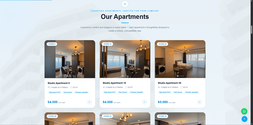 Deluxia Holiday Resort - Apartments Listing